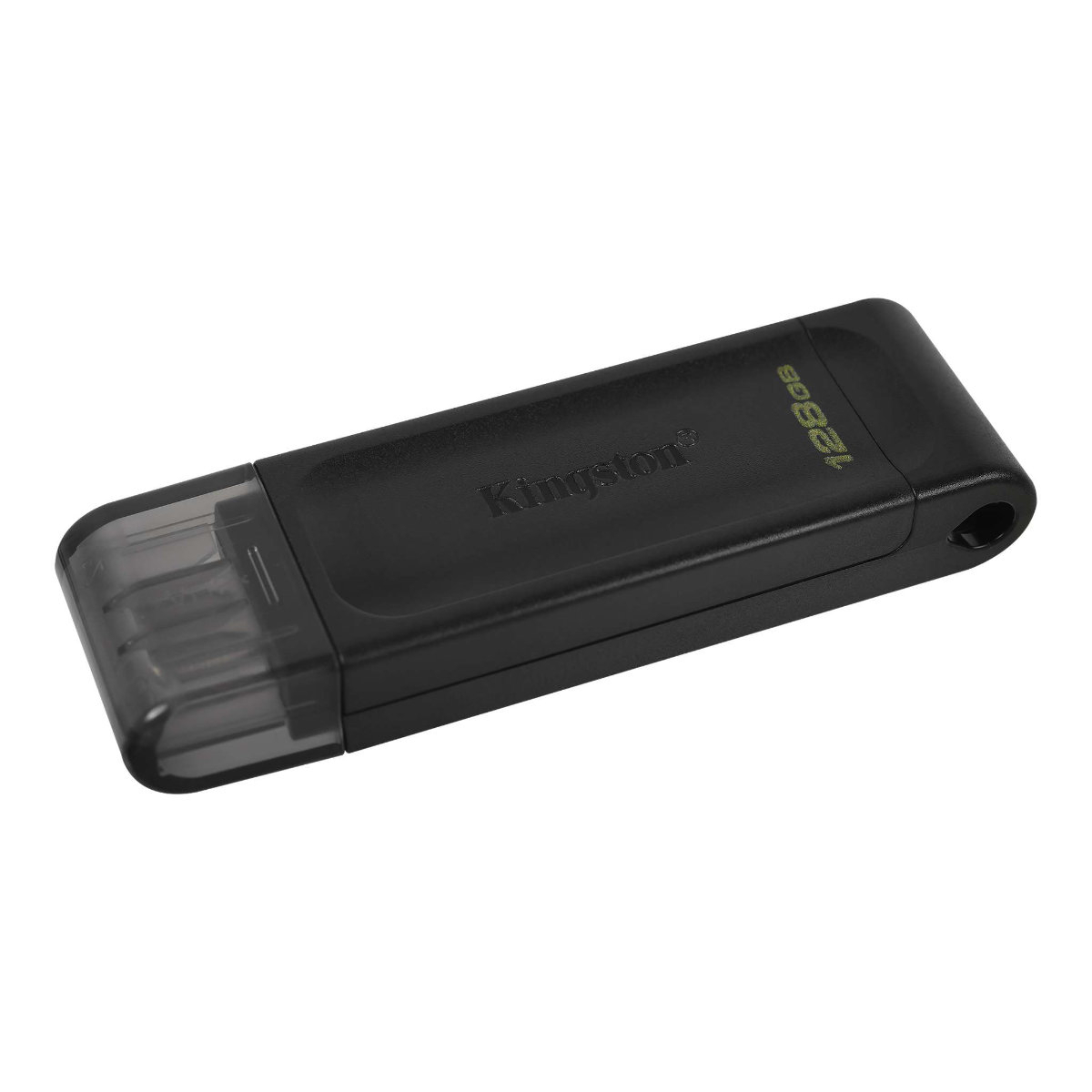 Memorie USB-C 3.2, 128 Gb, Kingston DataTraveler 70, USB tip C Flash Drive, negru [3]