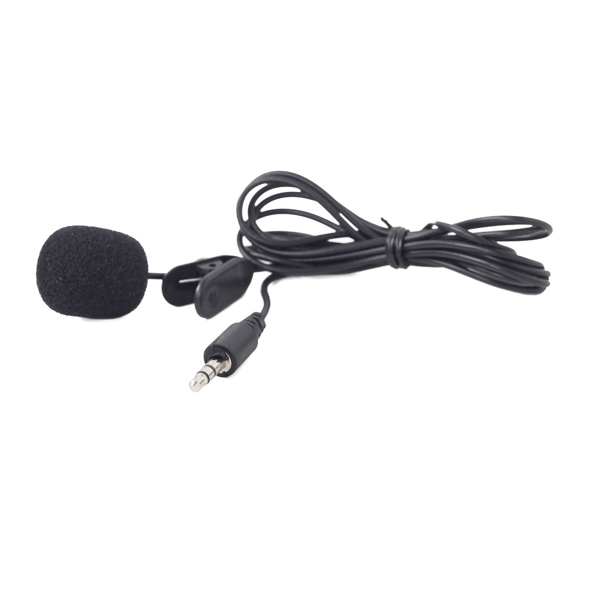 Microfon cu clip, Gembird , conector jack 3.5mm si cablu de lungime 2 m, negru [3]