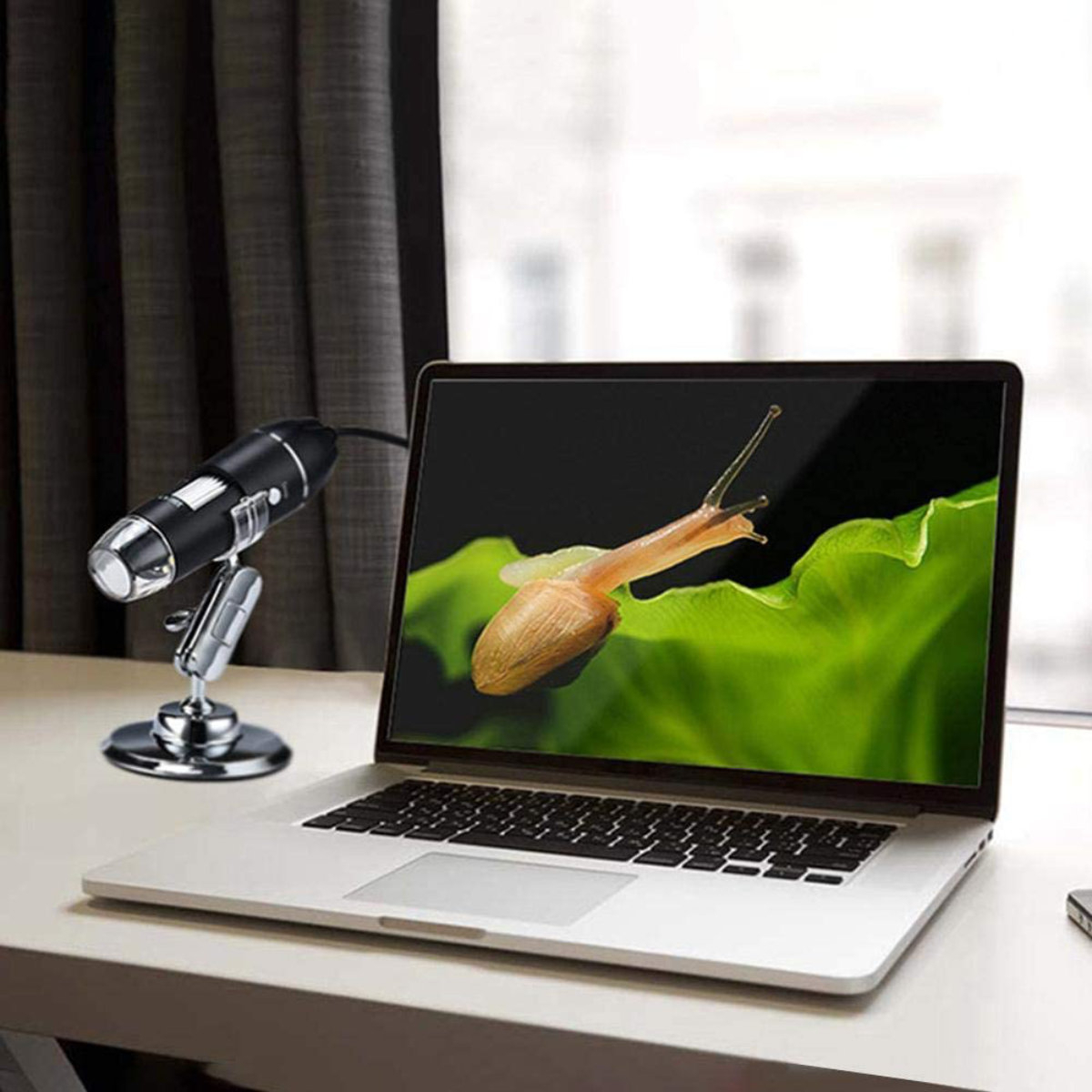 Microscop digital USB, 1000x , 8 x led reglabil, cablu 135 cm [5]