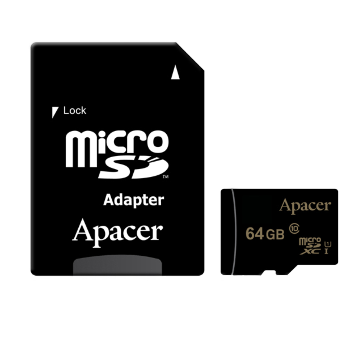 MicroSDXC Card Apacer 64GB UHS-I clasa 10 cu adaptor [4]