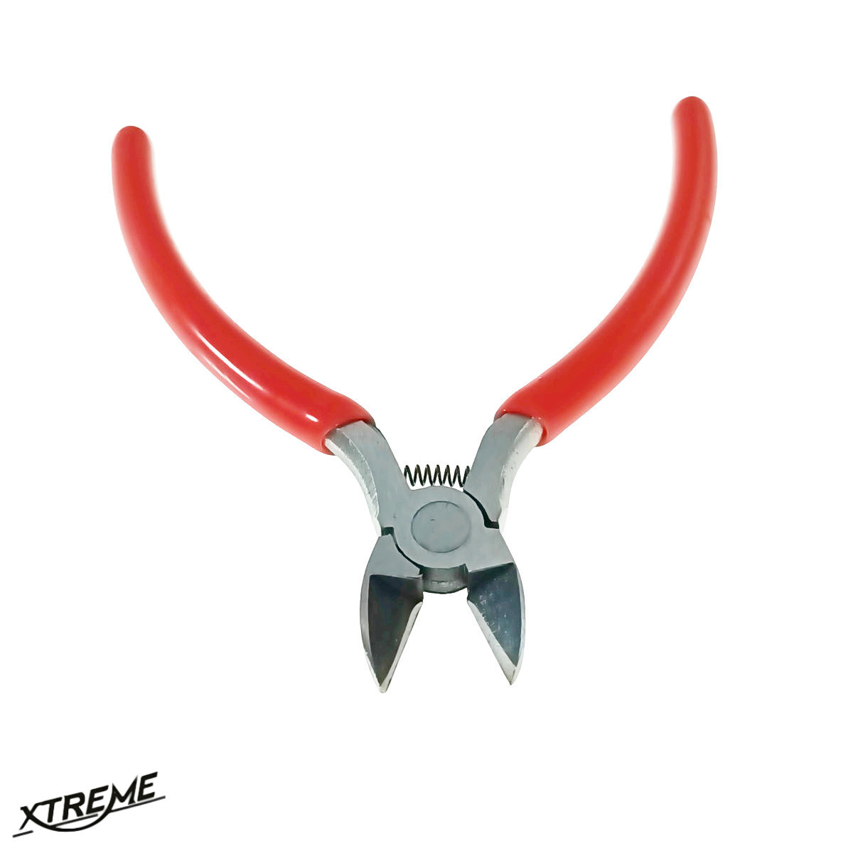 Mini cleste taiere laterala, cu arc, Xtreme 00548, 125mm, rosu [2]