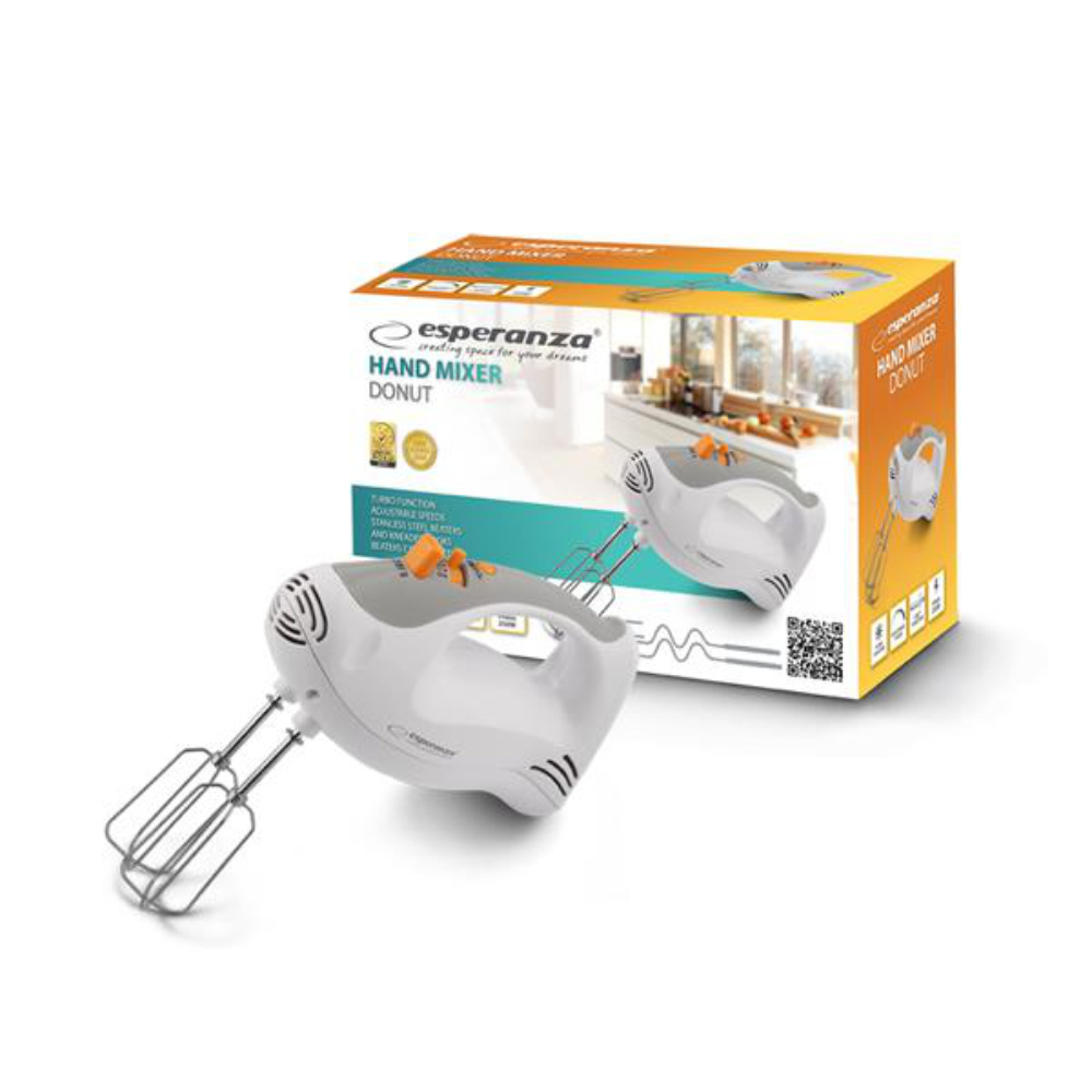 Mixer de mana Esperanza EKM009 Donut, 250W [2]