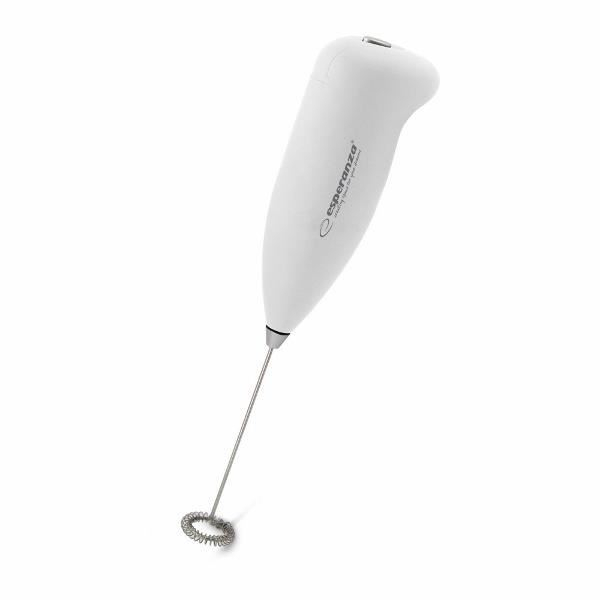 Mixer mini Esperanza EKF001W , pentru spuma lapte, alb [2]