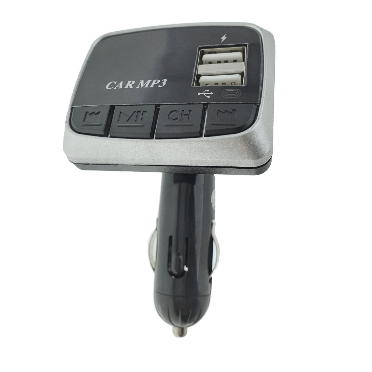 Modulator FM auto, player MP3 / WMA cu port USB si microSD, incarcare USB 2A, AUX jack 3.5mm, negru cu gri [5]