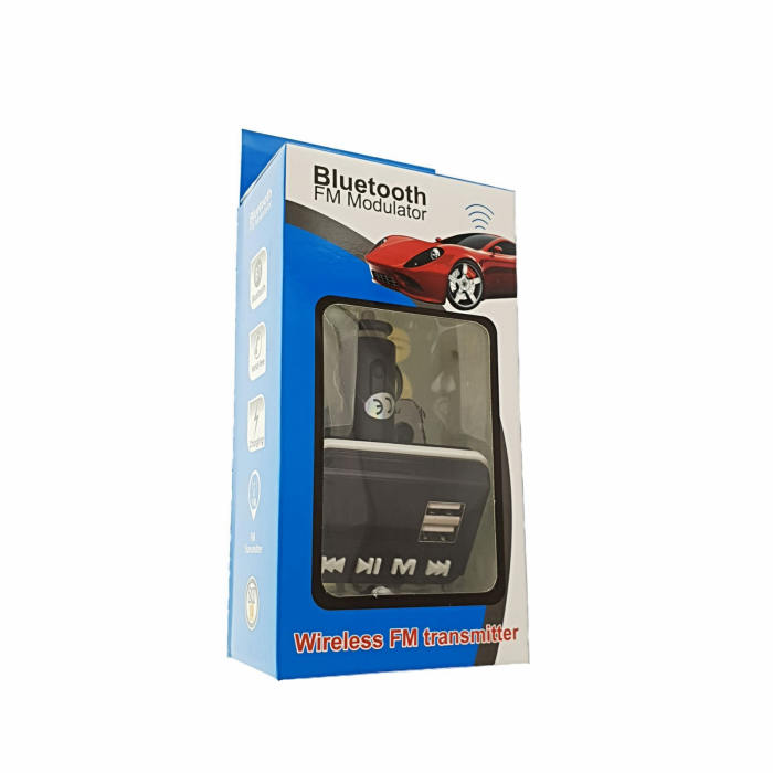 Modulator FM cu bluetooth,player USB si microSD,cu incarcare USB [6]
