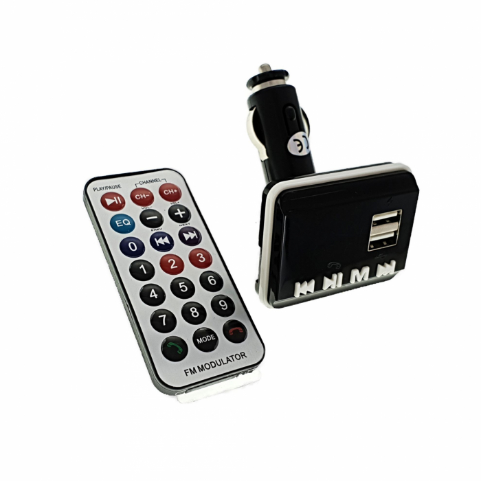 Modulator FM cu bluetooth,player USB si microSD,cu incarcare USB [3]