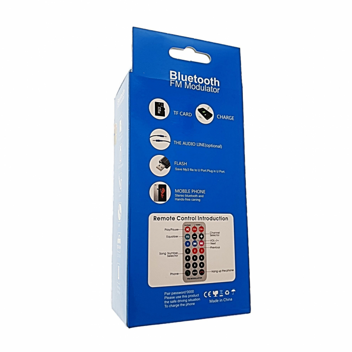 Modulator FM cu bluetooth,player USB si microSD,cu incarcare USB [5]