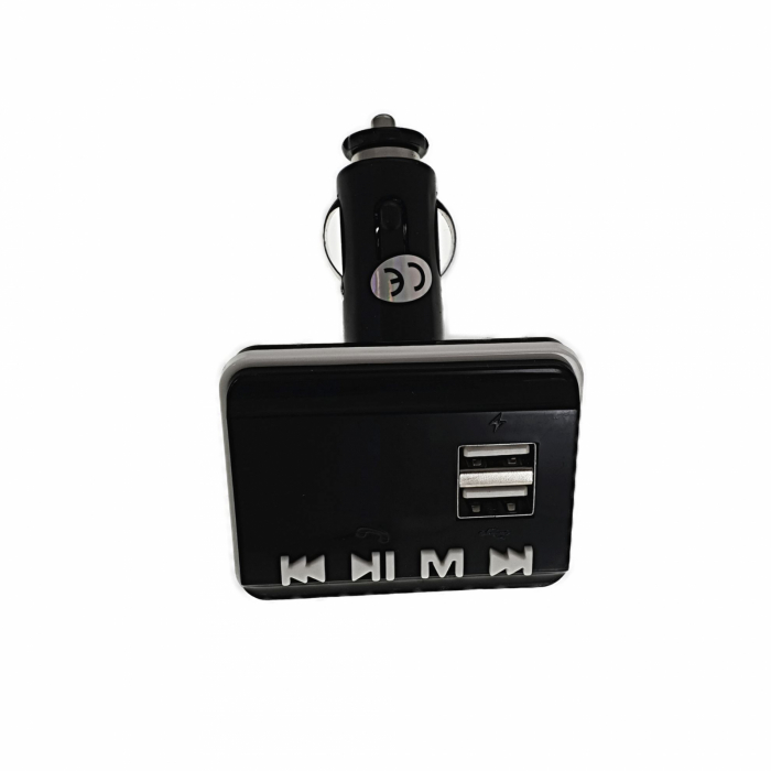 Modulator FM cu bluetooth,player USB si microSD,cu incarcare USB [4]