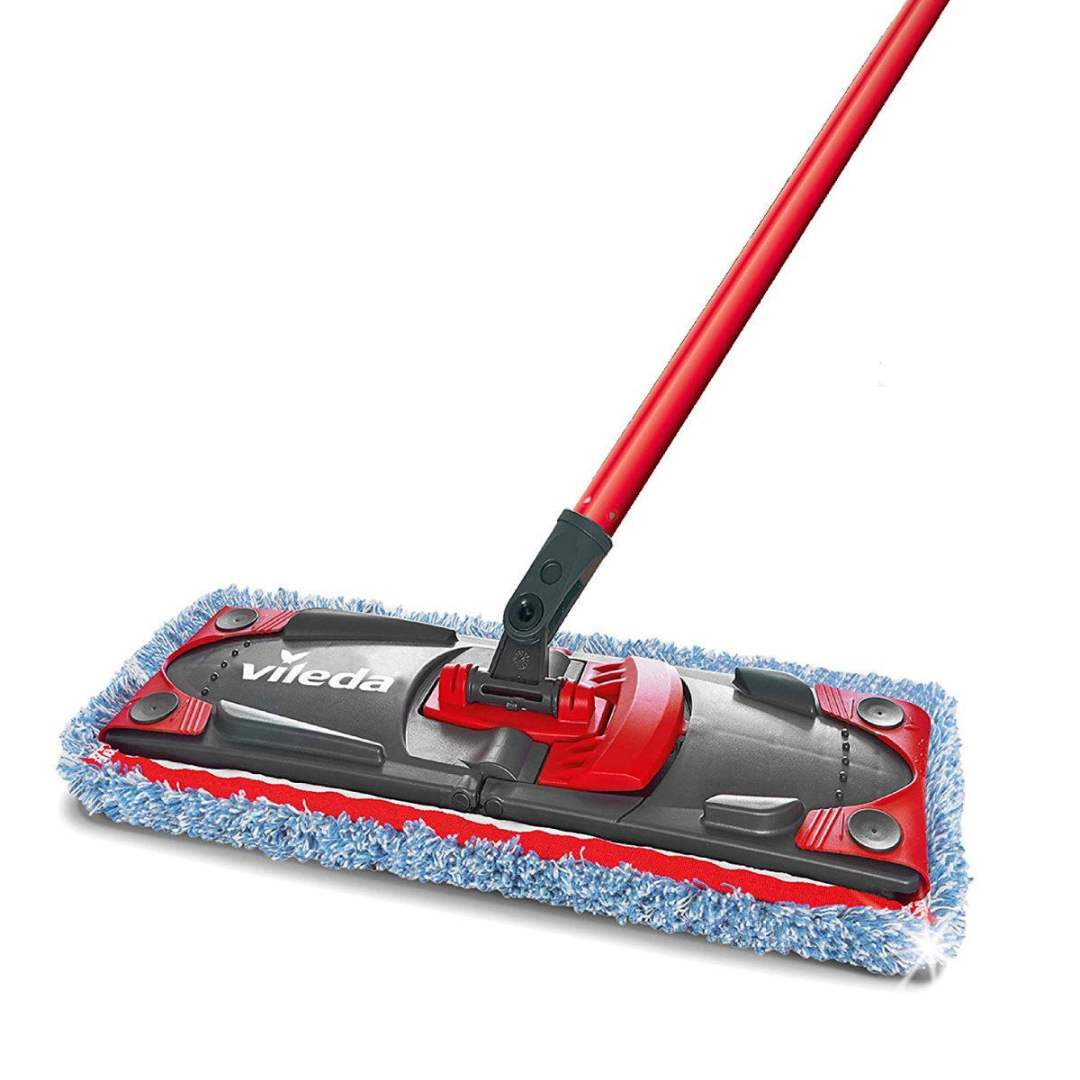 Mop plat Vileda UltraMax 13979, microfibra si bumbac, cu maner rotativ telescopic [7]