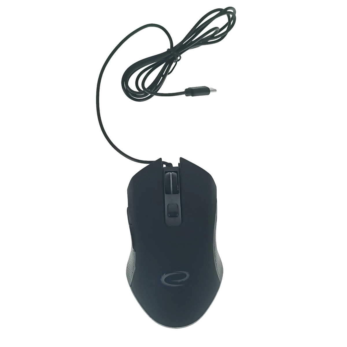 Mouse gaming USB-C, Esperanza Nemesis 94545, cablu 1.25m, 6D, RGB, 800-2400 DPI, negru [1]