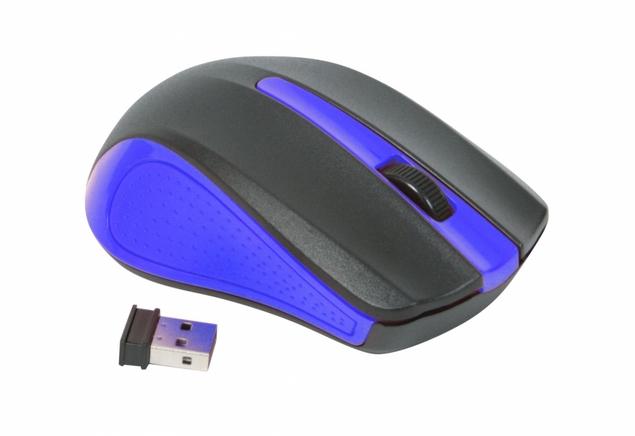 MOUSE OMEGA OM-419 WIRELESS 2,4GHz 1000DPI BLUE USB [8]