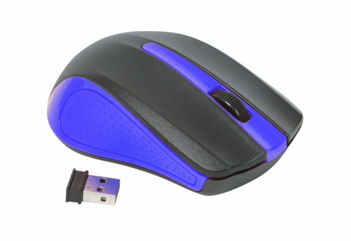 MOUSE OMEGA OM-419 WIRELESS 2,4GHz 1000DPI BLUE USB [3]