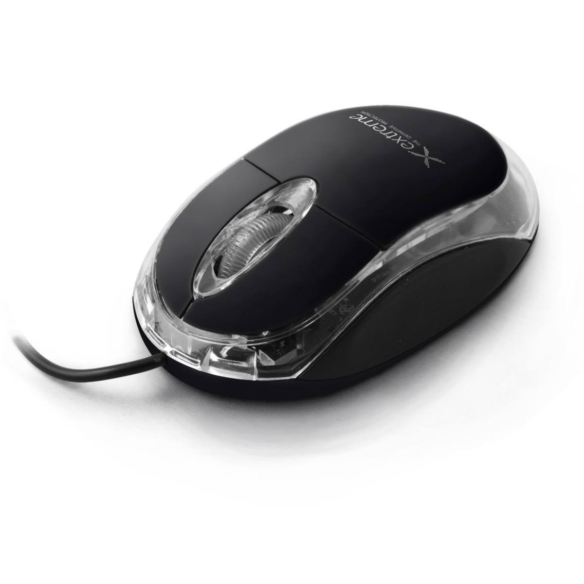 Mouse optic USB , 1000 DPI, Extreme Camille, cu 3 butoane, lungime cablu 1.2 metri, negru [2]