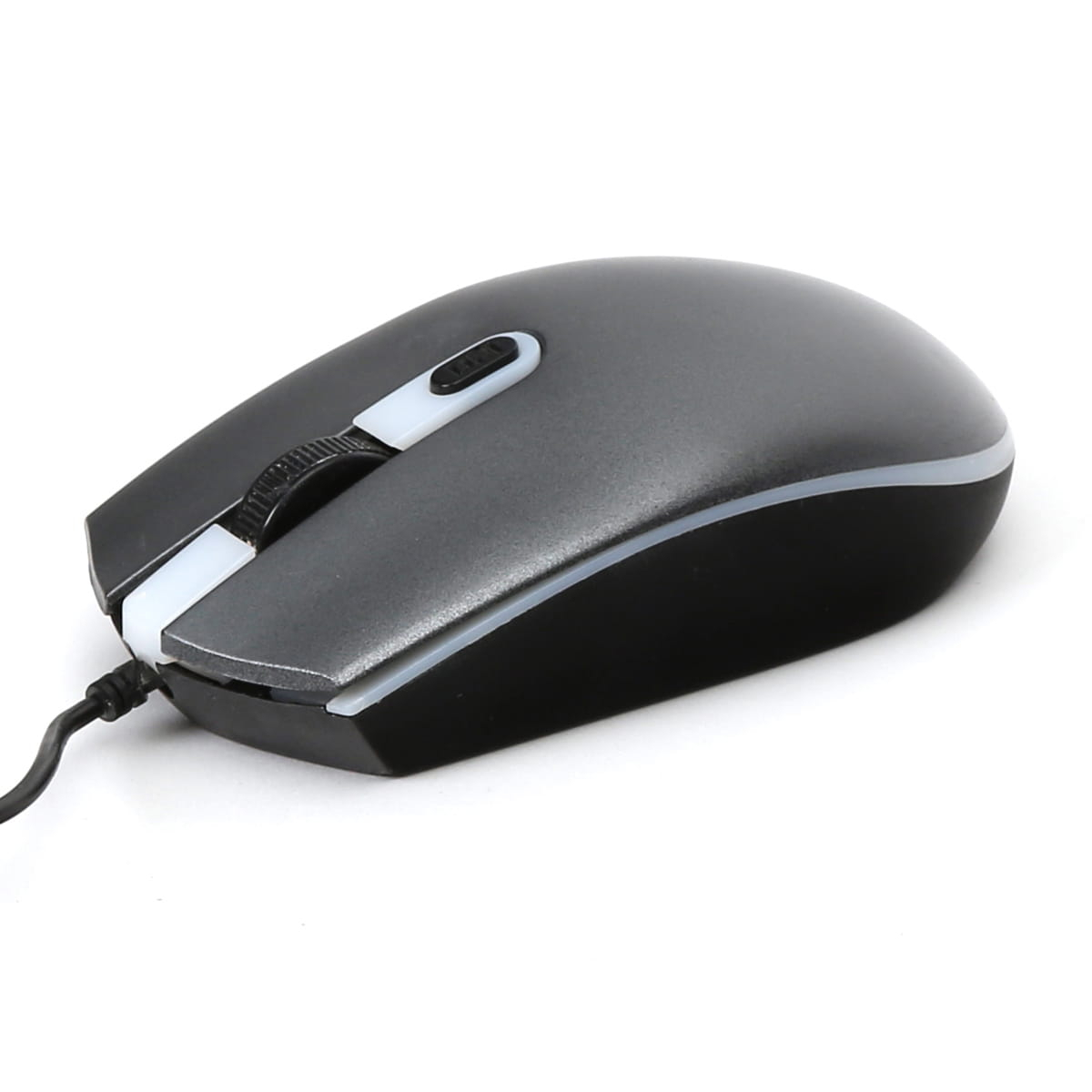 Mouse optic USB pe cablu, Omega 45541, 4 butoane, 2000DPI, cablu de 1.5m lungime, gri [1]