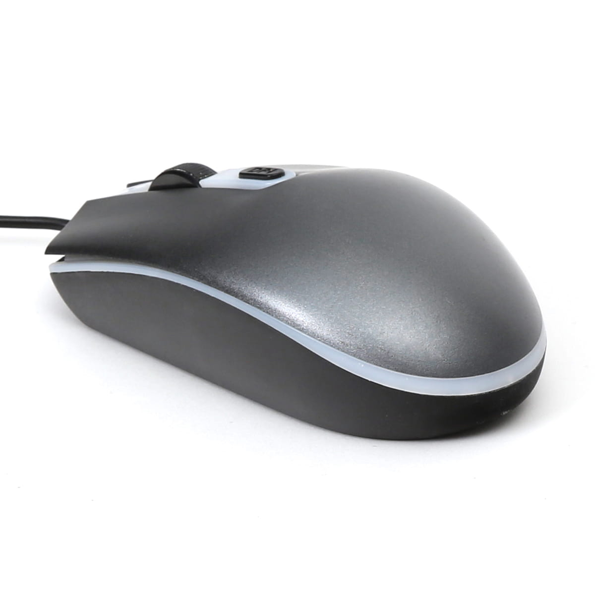 Mouse optic USB pe cablu, Omega 45541, 4 butoane, 2000DPI, cablu de 1.5m lungime, gri [4]