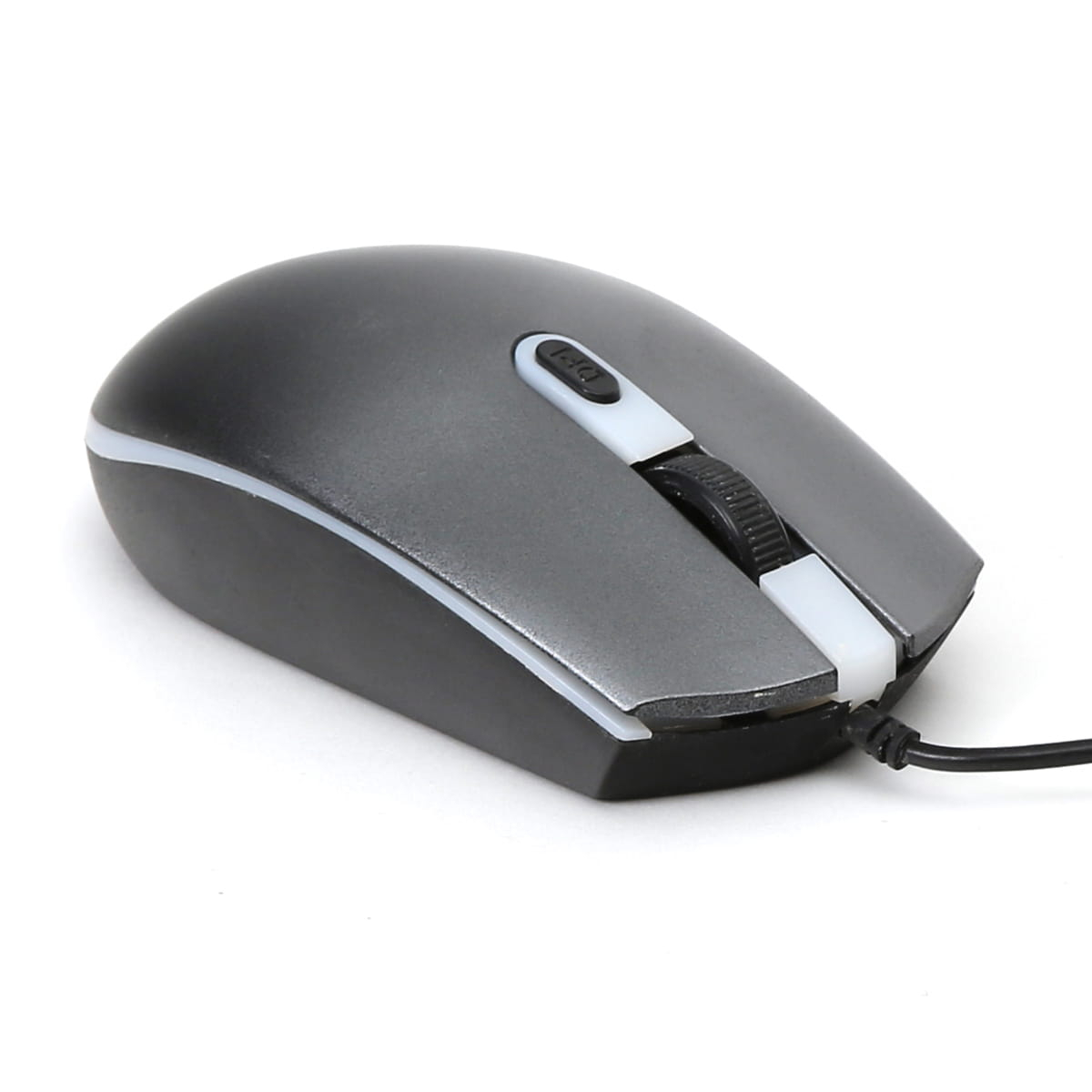 Mouse optic USB pe cablu, Omega 45541, 4 butoane, 2000DPI, cablu de 1.5m lungime, gri [2]