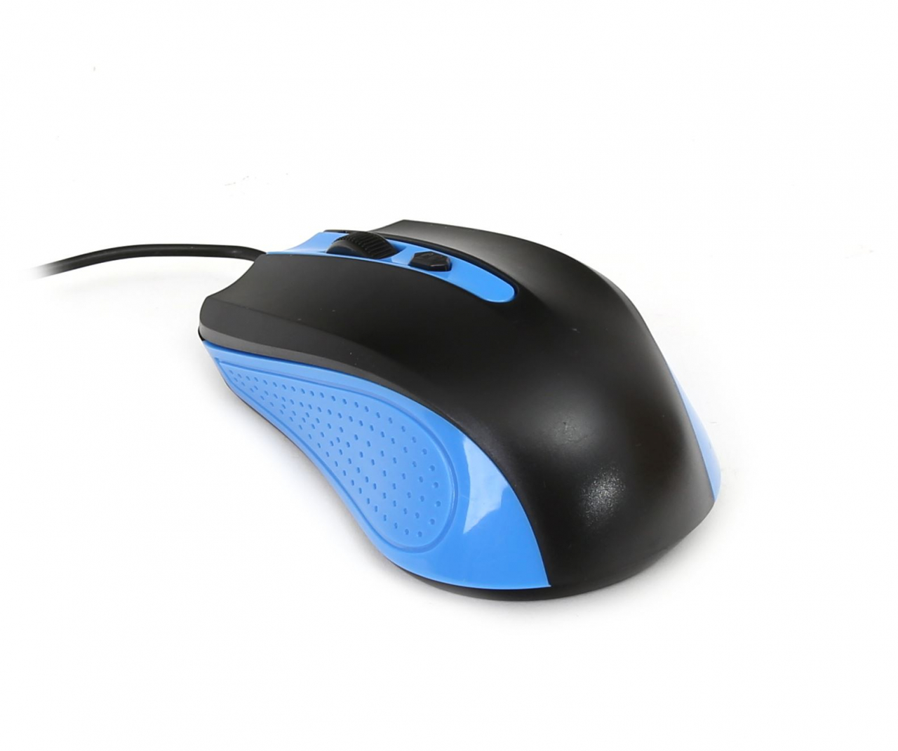 Mouse USB, Omega 41787 OM-05 3D, 800 - 1600 dpi, 105x67x38mm, cablu 110 cm, negru cu albastru [8]