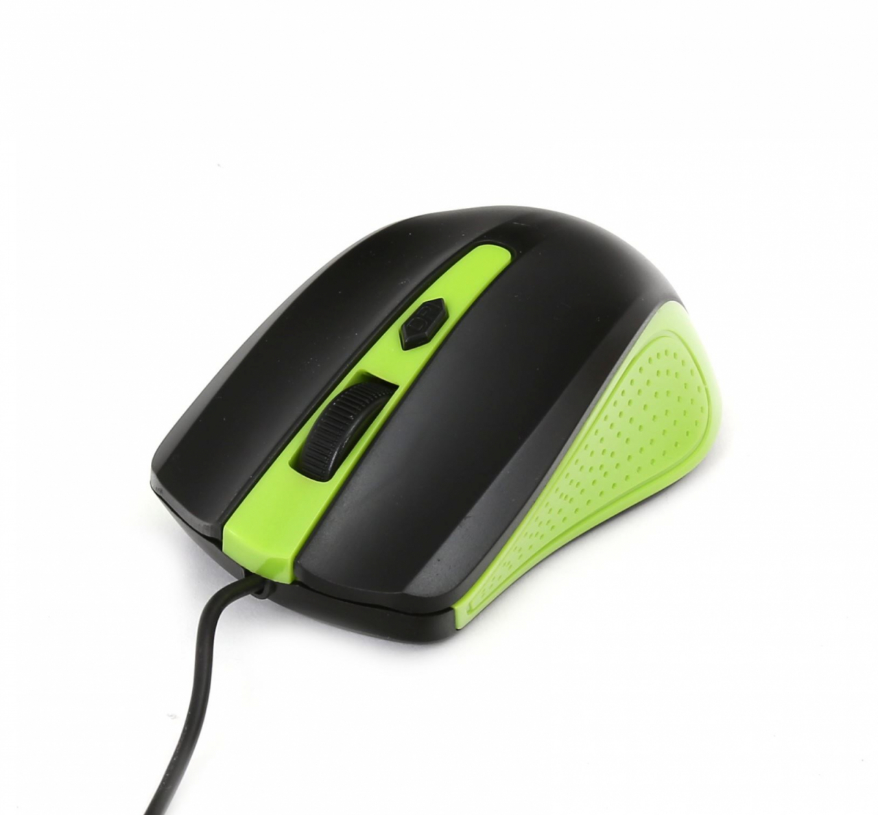 Mouse USB, Omega 41788 OM-05 3D, 800 - 1600 dpi, 105x67x38mm, cablu 110 cm, negru cu verde [6]
