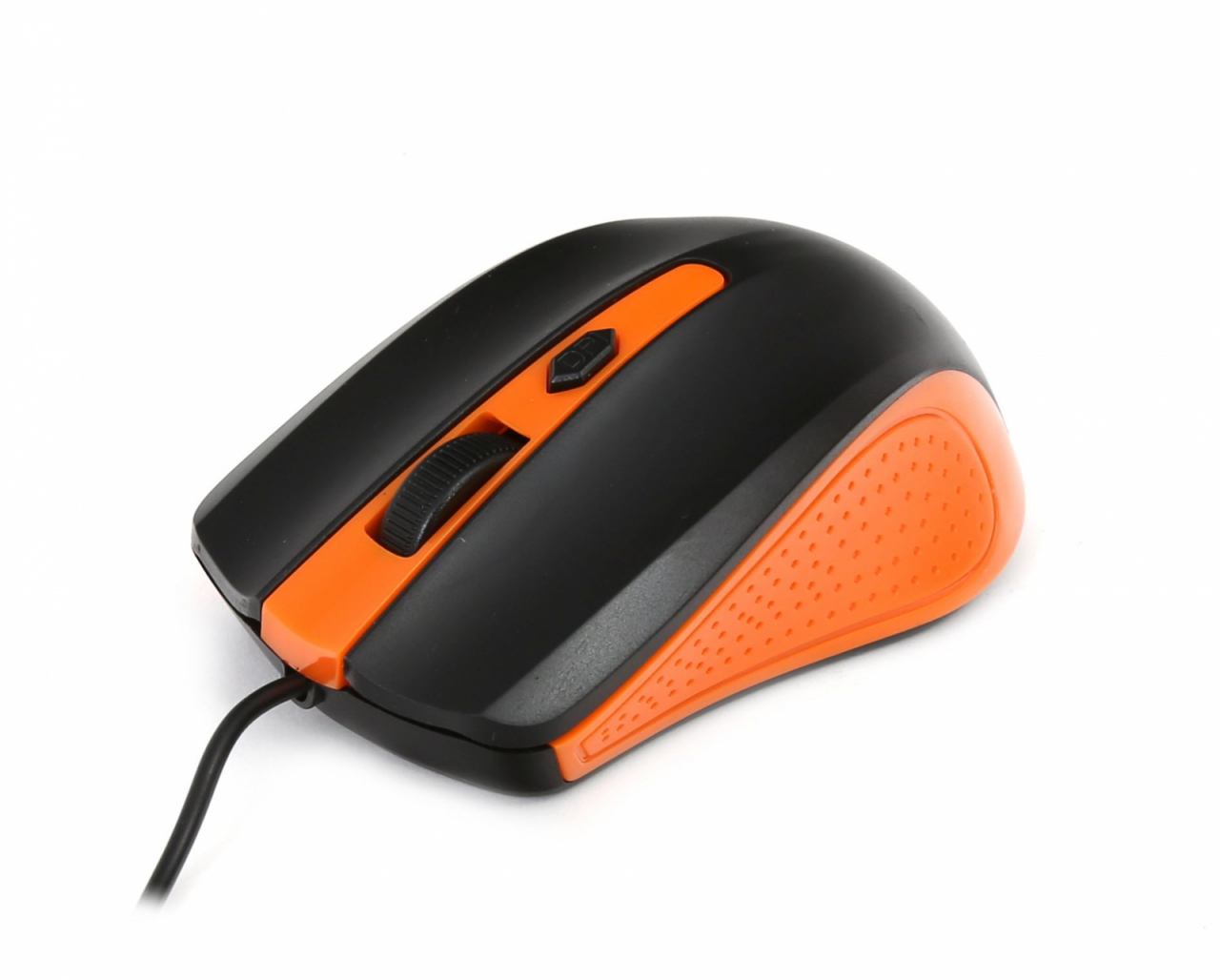Mouse USB, Omega 41789 OM-05 3D, 800 - 1600 dpi, 105x67x38mm, cablu 110 cm, negru cu portocaliu [6]
