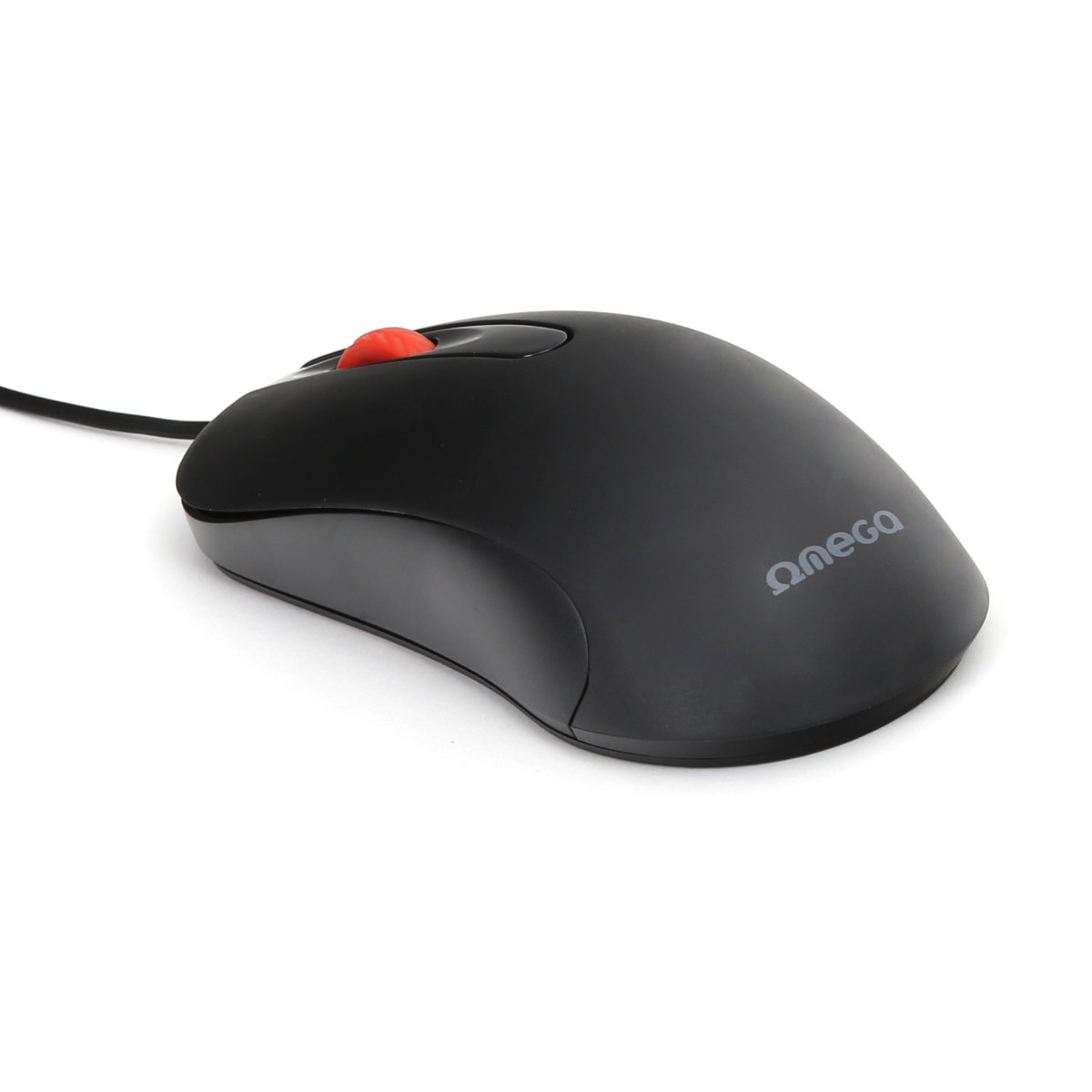 Mouse USB, Omega 45266 OM-520, cu cablu 1.2 m, 3 butoane, 1000 dpi, negru [7]