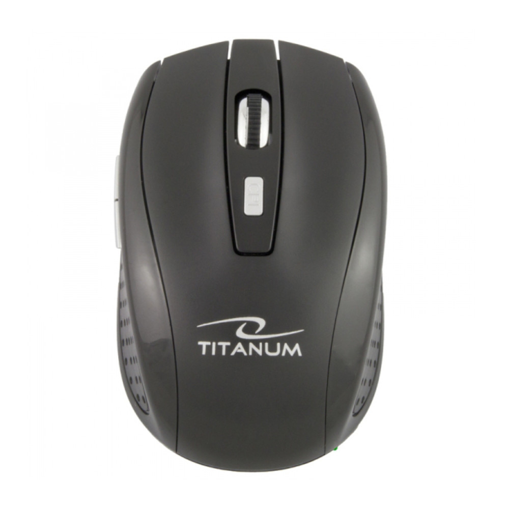 Mouse wireless 2.4 GHz, Titanum Snapper, 1600 DPI, cu 6 butoane, receptor nano USB, negru [3]