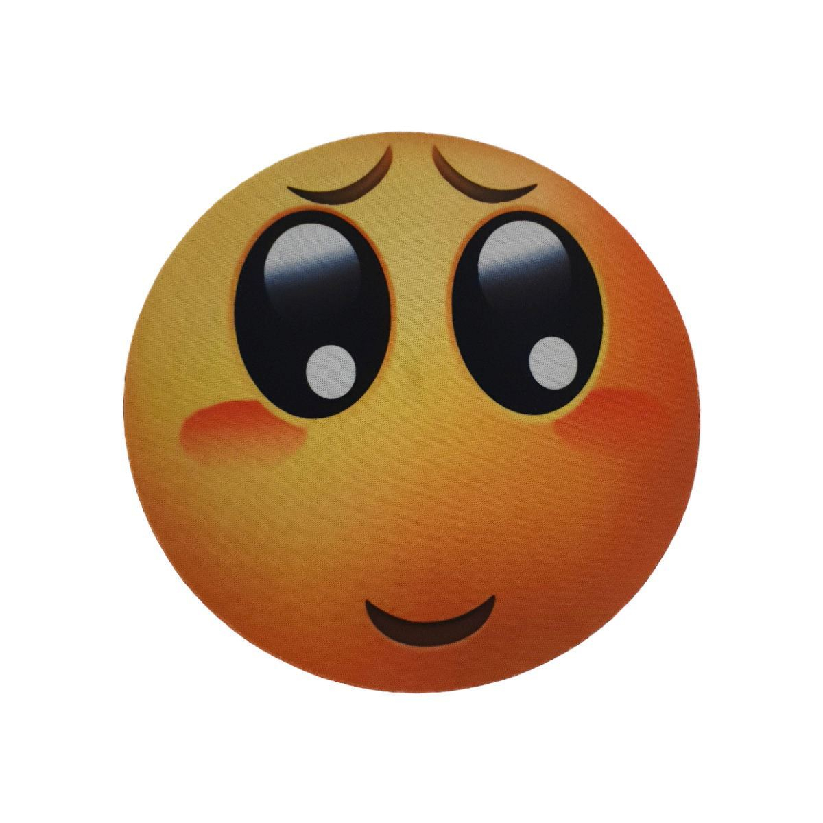 Mousepad rotund, forma emoticon,cauciuc panzat,200mm X 2mm [4]