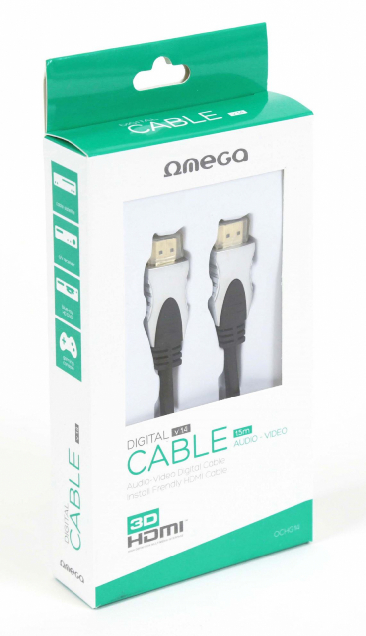 OMEGA CABLE HDMI v.1.4 GOLD 1.5M BLISTER [41850] [6]