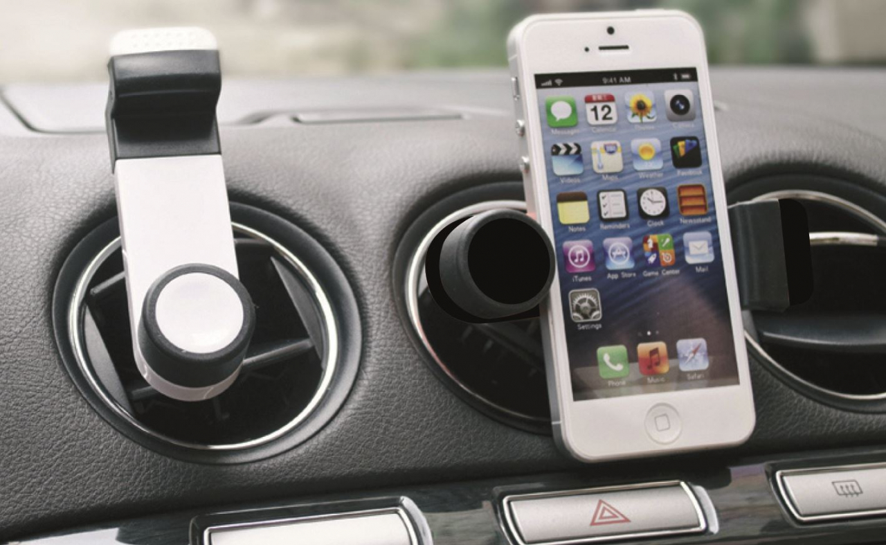 OMEGA UNIVERSAL CAR AIR VENT HOLDER BLACKBERY [8]