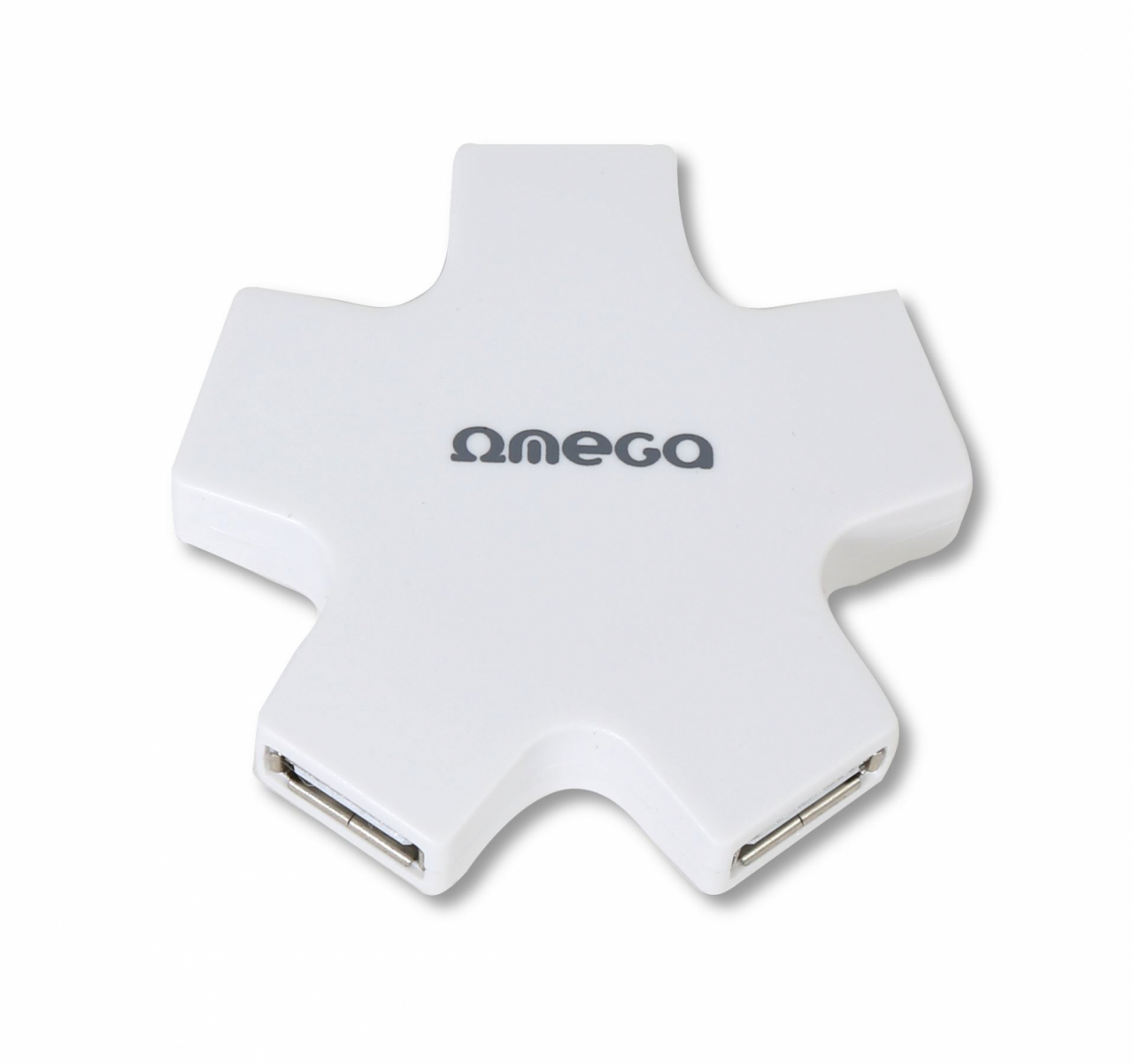 OMEGA USB 2.0 HUB 4 PORT STAR WHITE [42858] [6]
