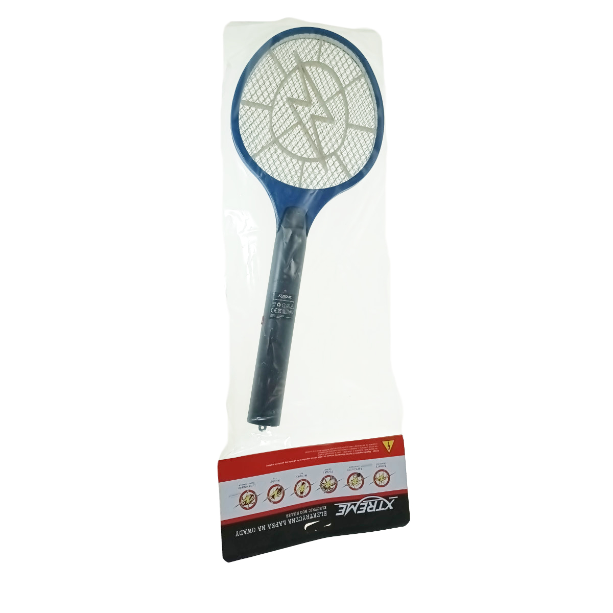 Paleta anti-tantari, Xtreme 11202, 2xAA, maner pliabil, negru cu albastru [4]