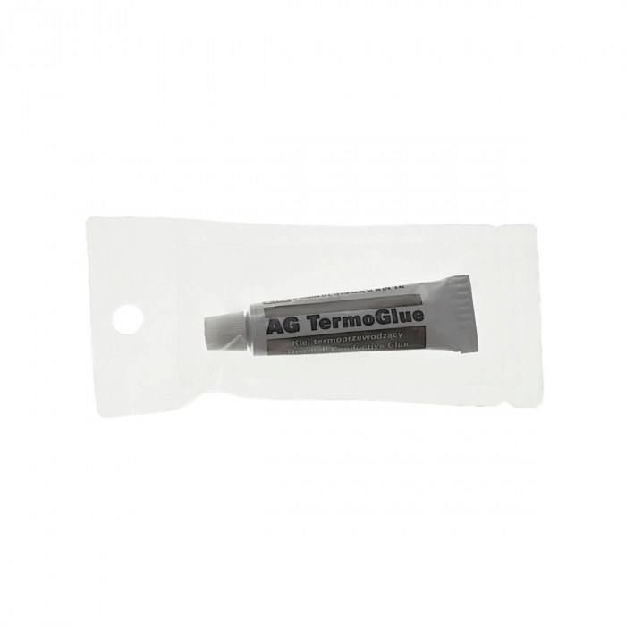 Pasta termoconductoare, AG TermoGlue, adeziv termo-conductiv, tub 10g, alb [2]