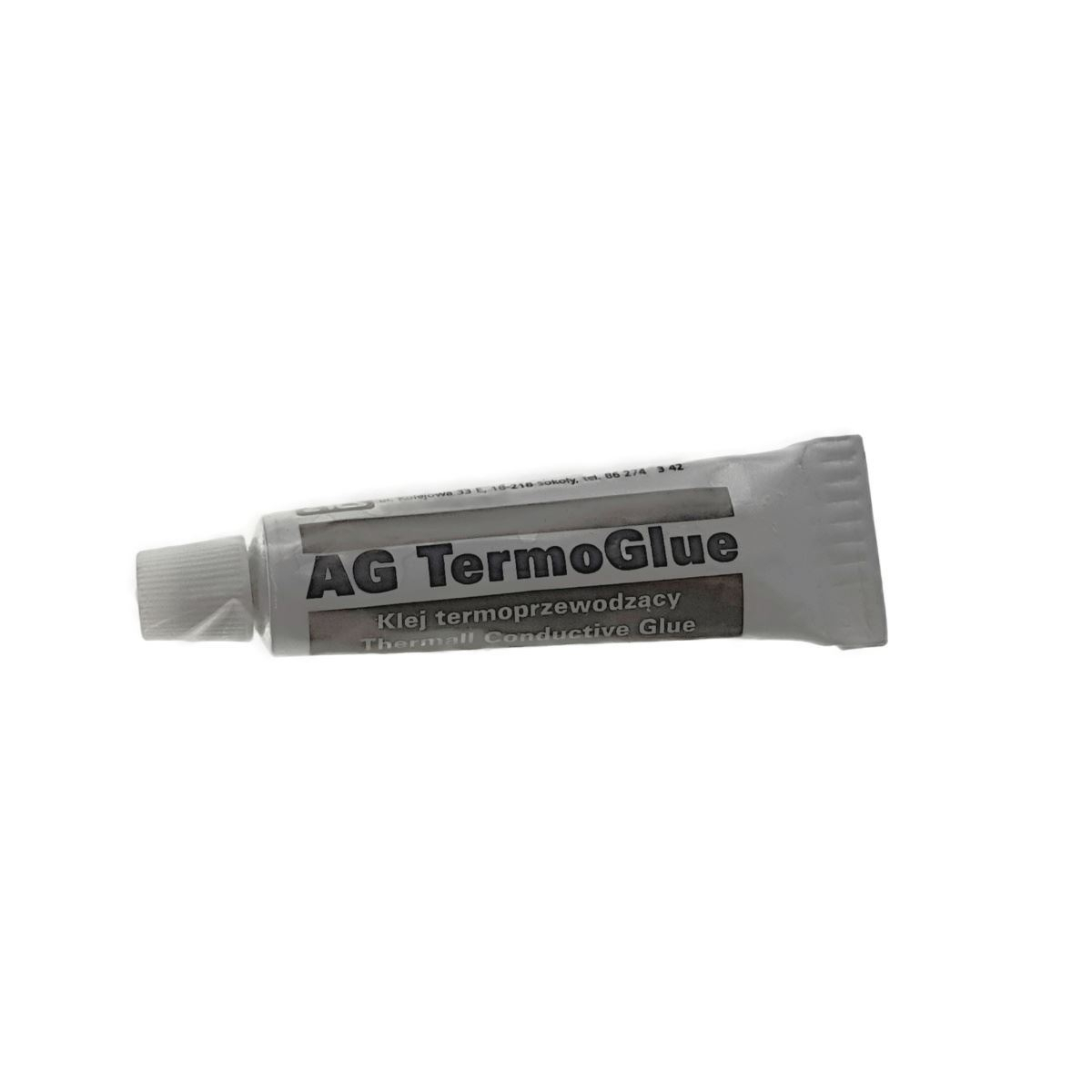 Pasta termoconductoare, AG TermoGlue, adeziv termo-conductiv, tub 10g, alb [5]