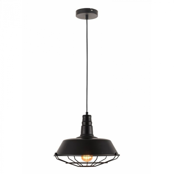 Pendul PLATINET - KRONOS ,E27 , 36x28cm ,Metal ,Negru [44026] [2]