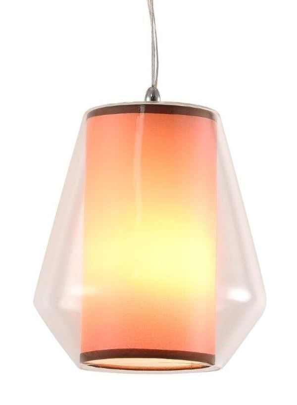 Pendul PLATINET SELENE P161040 E27 GLASS+FABRIC CLEAR 19X21[44020] [6]