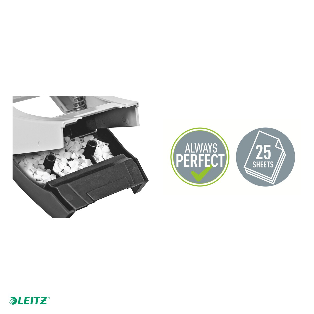 Perforator plastic Leitz 5005 NeXXt Series, perforare 25 coli, pentru documente perforate, albastru [5]
