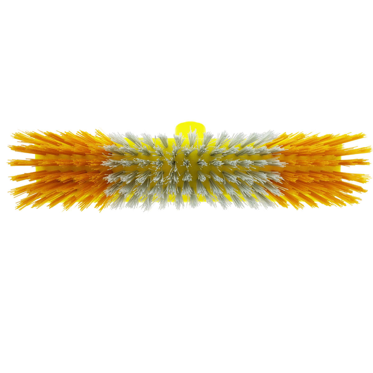 Perie covoare, cu filet 20mm, galben cu alb [10]