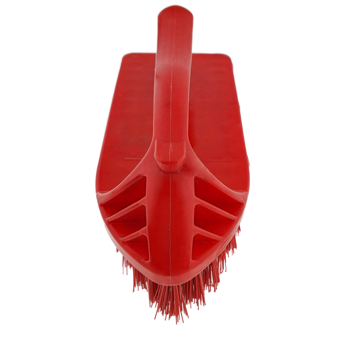 Perie cu maner, pentru curatenie, lungime 135 mm, din plastic, rosie [4]