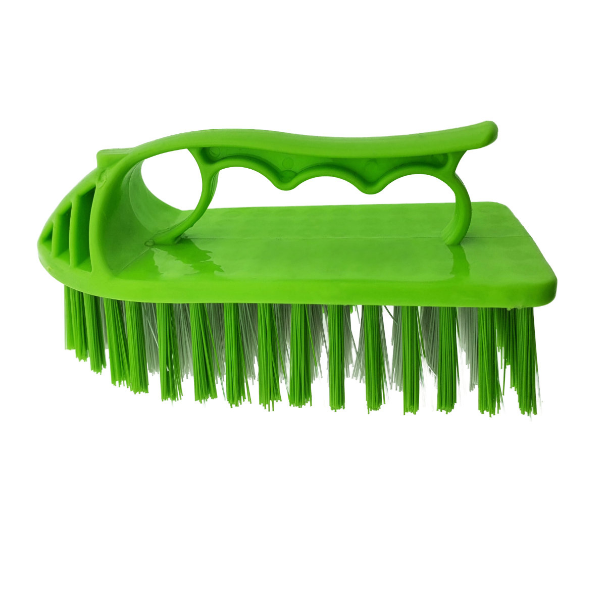 Perie cu maner, pentru curatenie, lungime 135 mm, din plastic, verde [3]