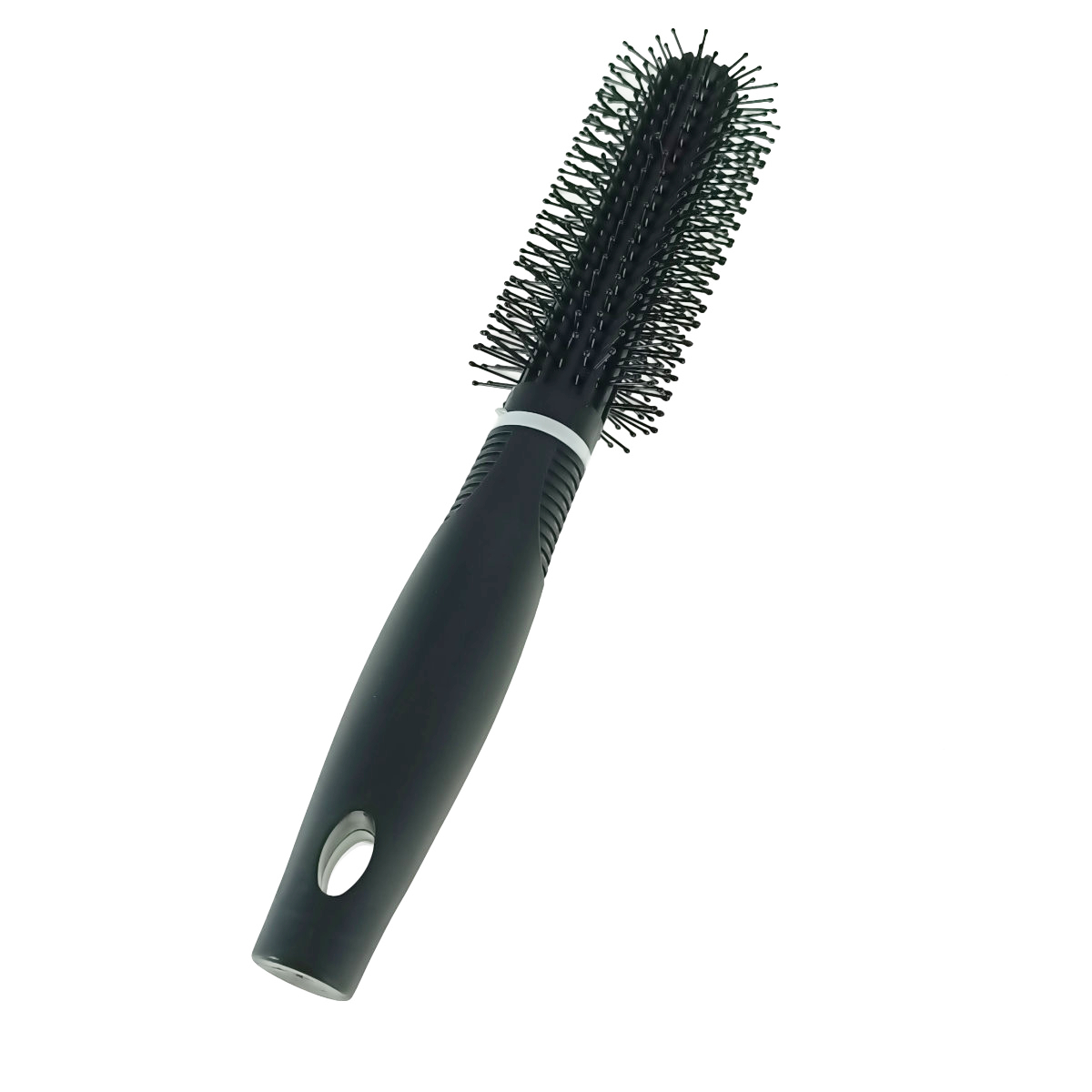 Perie de par rotunda V1, cu perii tip ac gamalie, lungime 225 mm, diametru 45 mm, neagra [5]
