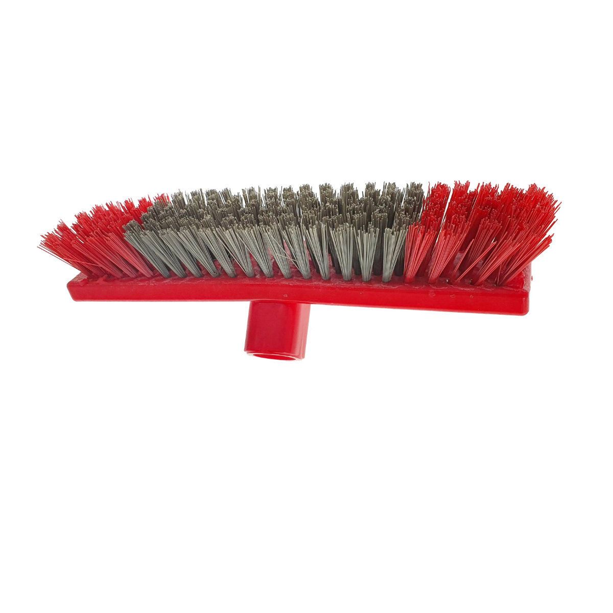 Perie pentru covoare cu filet pentru coada, lungime 260mm, rosu cu gri [6]
