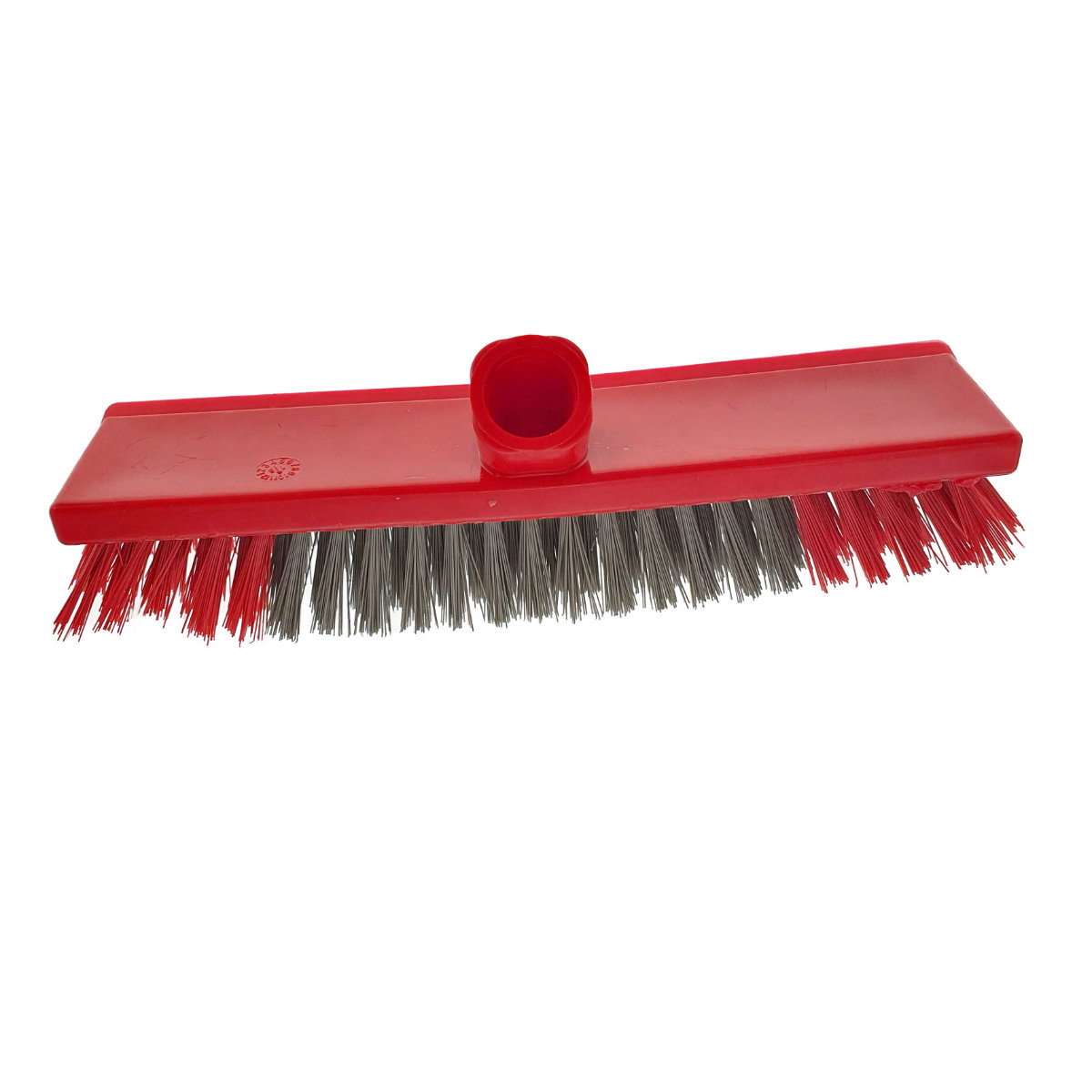 Perie pentru covoare cu filet pentru coada, lungime 260mm, rosu cu gri [8]