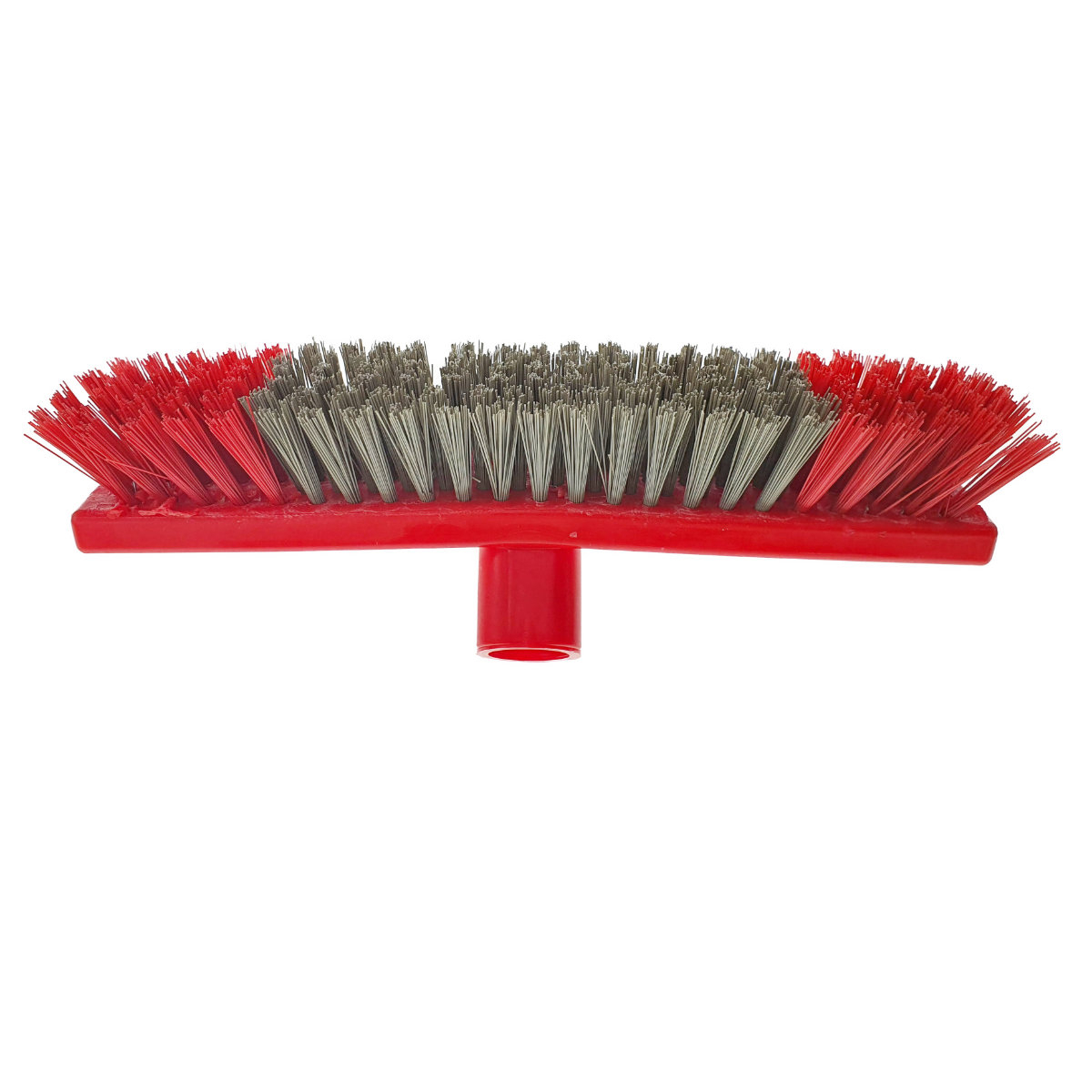 Perie pentru covoare cu filet pentru coada, lungime 260mm, rosu cu gri [9]