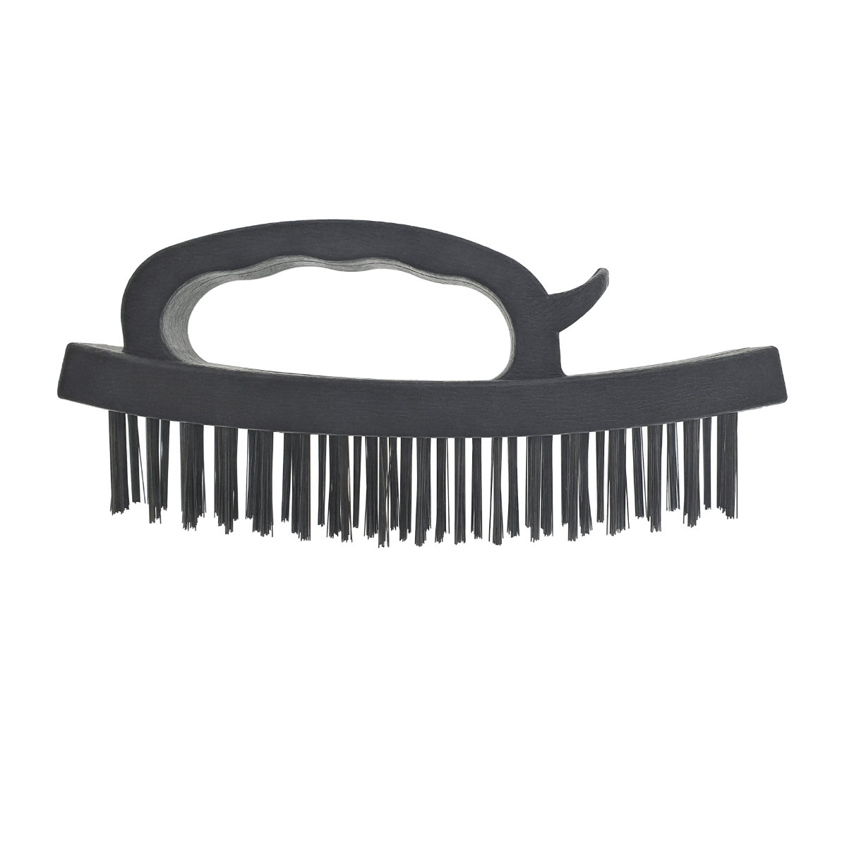 Perie sarma, lungime 170mm, cu 4 randuri si maner de prindere, din plastic, neagra [7]