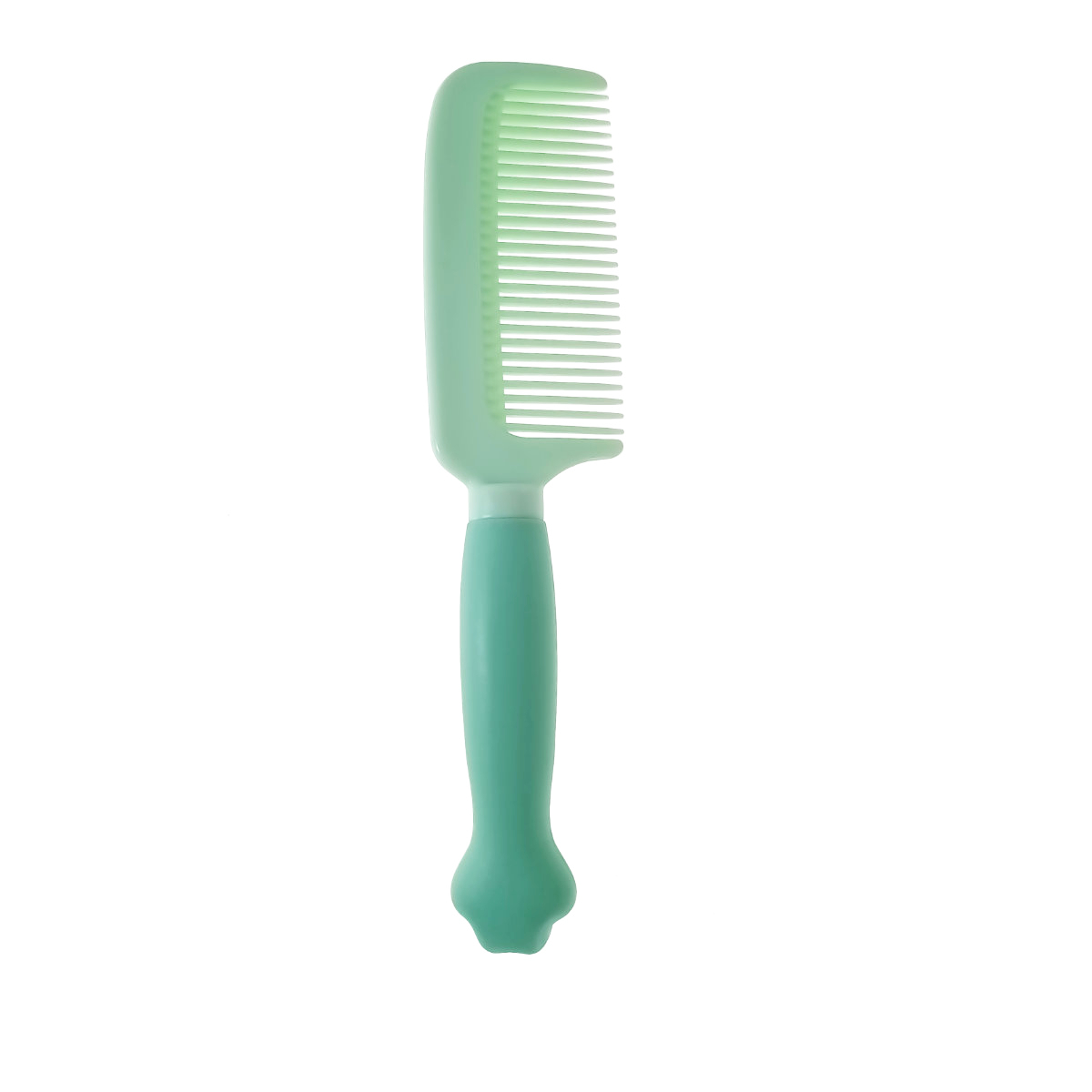Pieptan cu maner figurina, din plastic moale, pentru copii, G39-V21 60247, verde [2]
