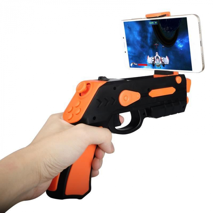 Pistol Omega, AR Shooting Gun ,Realitate Augumentata, ARBLASTER [44351], Negru cu portocaliu [2]