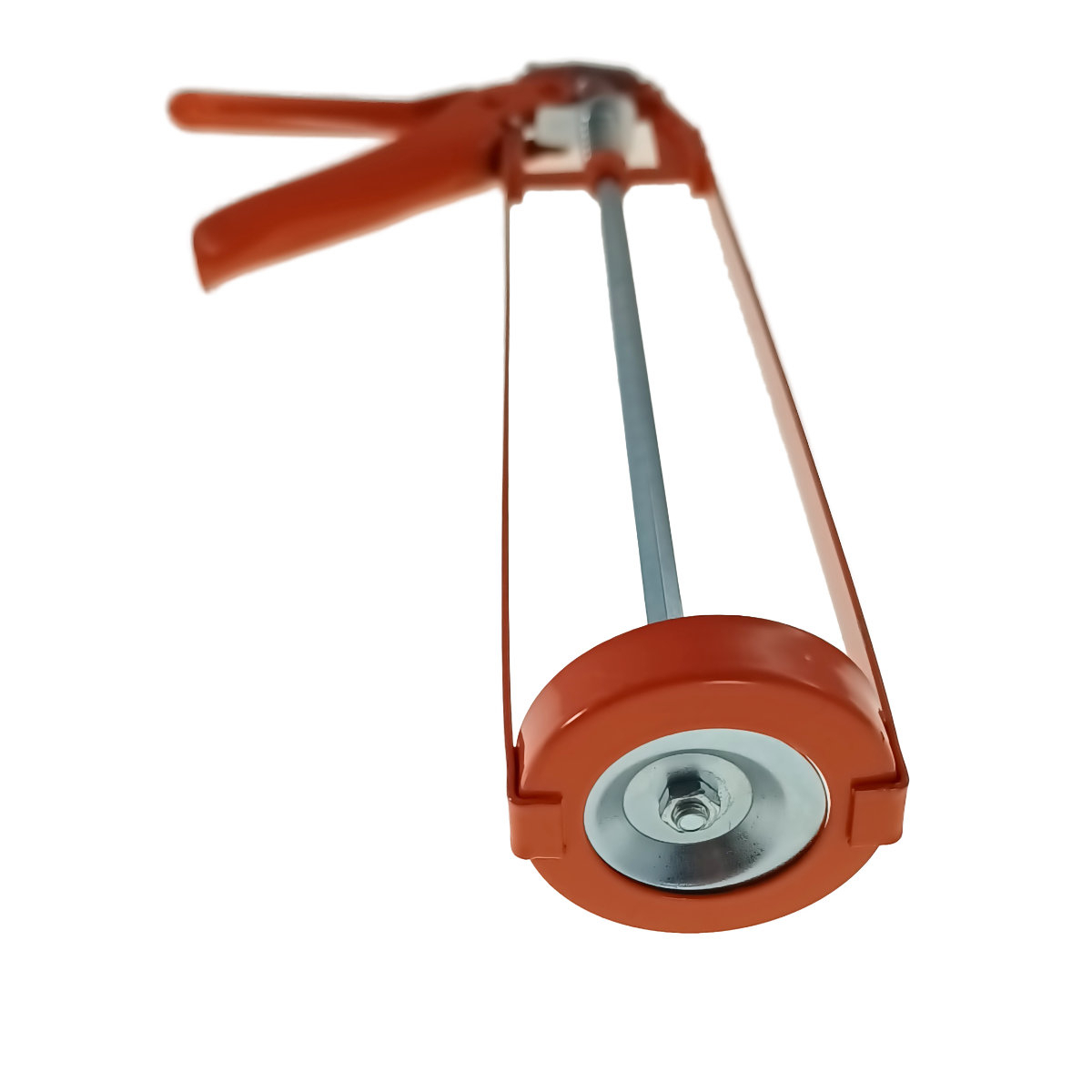 Pistol pentru tuburi de silicon, FS-11031, 2 tije, din metal, rosu [3]