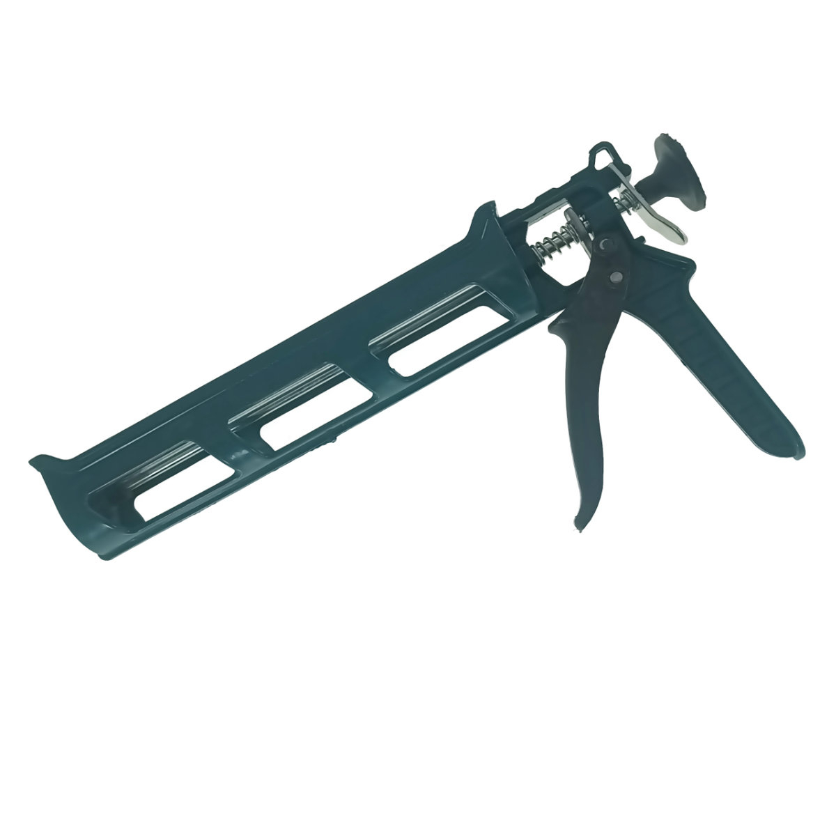 Pistol pentru tuburi de silicon, FS-12027-DGR, din plastic, verde inchis [1]