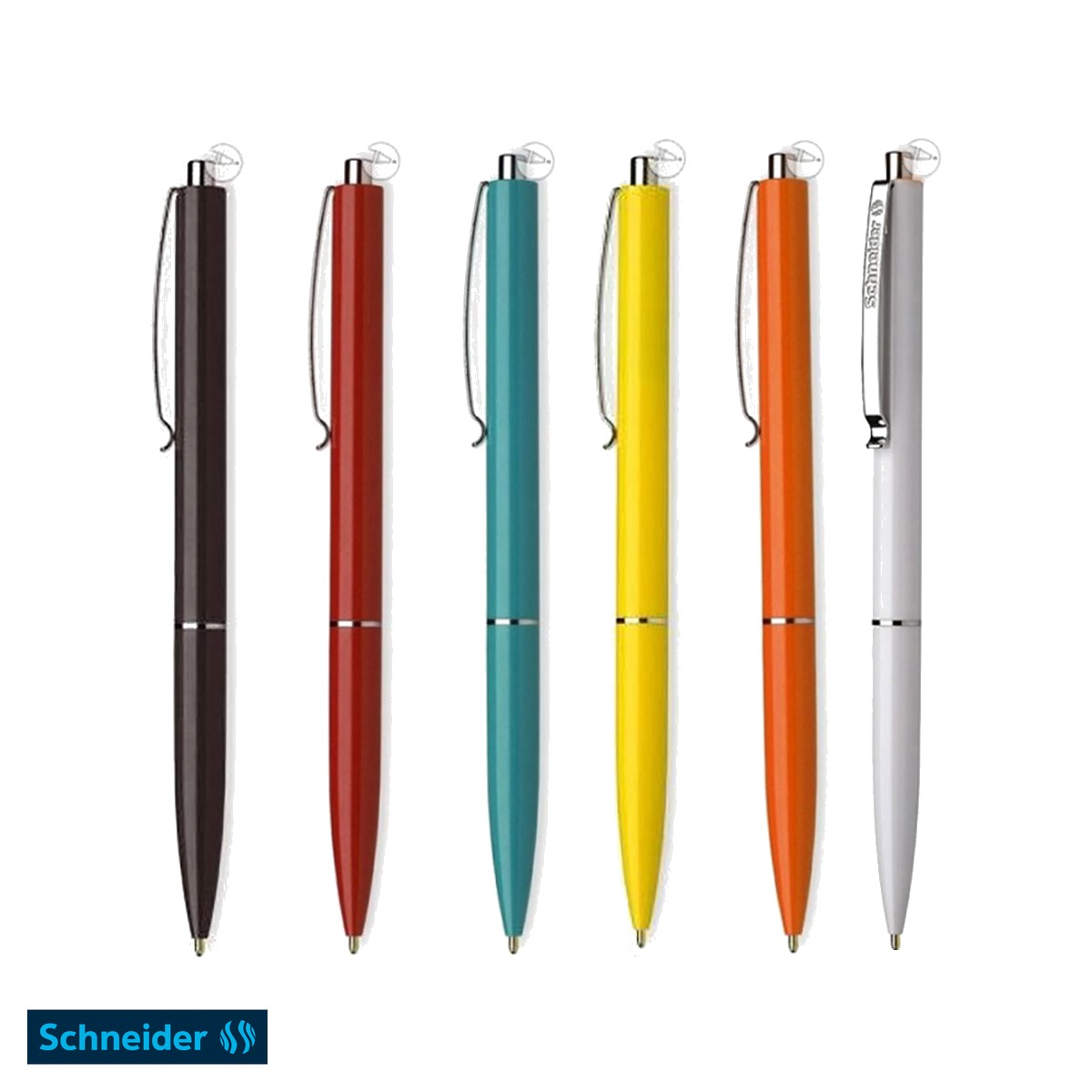 Pix cu mecanism Schneider K15, varf 0.7 mm, corp asortat, scriere albastra, reincarcabil [1]