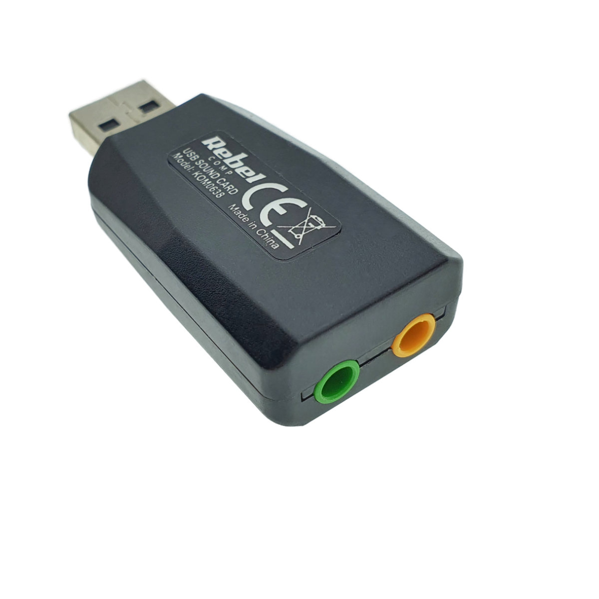 Placa de sunet 5.1, conectare USB, Rebel 3D, cu intrare microfon, iesire sunet, 2 x jack 3.5mm [8]