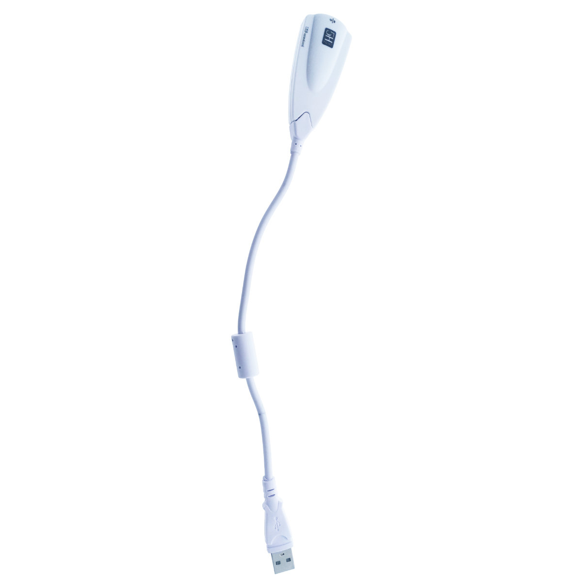 Placa de sunet externa USB, virtual 7.1 channel, cablu 20 cm, alba [2]